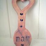 Mam Ceramic Lovespoon. Made In Wales, Uk. Ready To..
