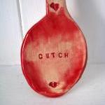 Cwtch (cuddle In Welsh) Ceramic Lovespoon. Made In..